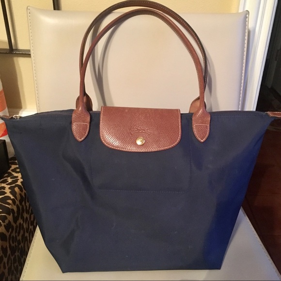 Longchamp Handbags - LePliage Longchamp Large in Navy